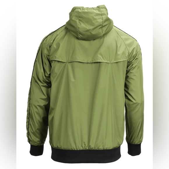 Dixxon Windbreaker Hooded Jacket Men’s XL The Waterfront Green water-resistant - Picture 2 of 15